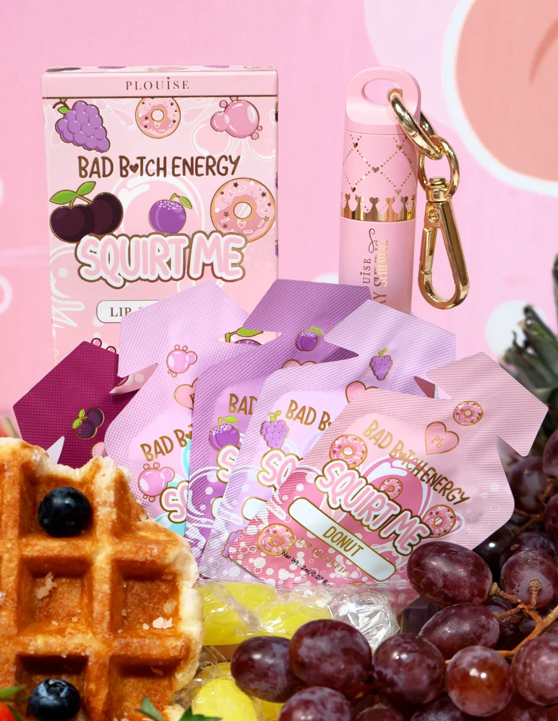 P. Louise P.Louise Key Chain Lip Oil & Refill Bundle Clearance